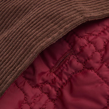 Barbour Dog Bone Quilted Dog Coat Cranberry - Parasol Store