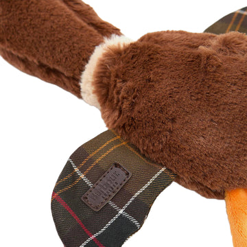 Barbour Dog Flying Duck Toy Brown