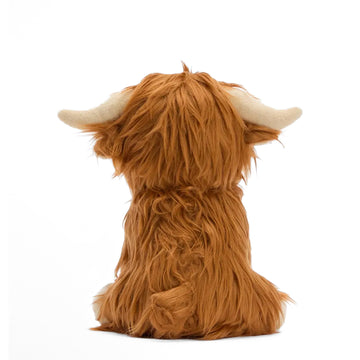 Barbour Dog Highland Cow Toy Brown/Classic