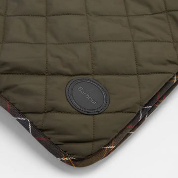 Barbour Dog Quilt & Fleece Blanket Olive