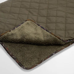 Barbour Dog Quilt & Fleece Blanket Olive - Parasol Store