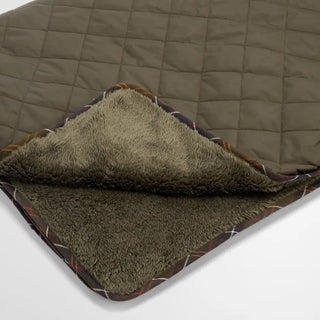 Barbour Dog Quilt & Fleece Blanket Olive