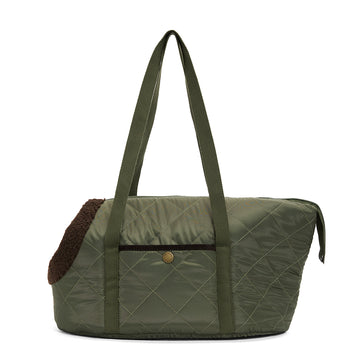 Barbour Dog Small Quilted Carrier Olive