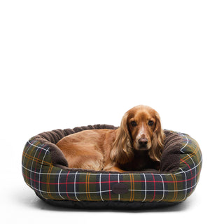 Barbour Dog Snuggle Bed 30" Classic Tartan - Parasol Store