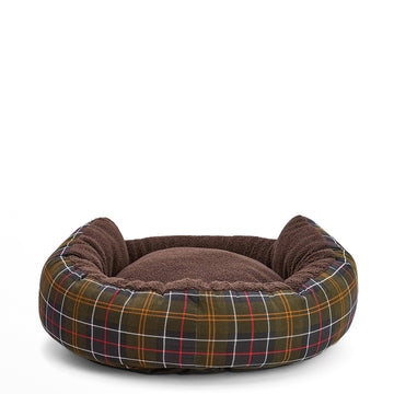 Barbour Dog Snuggle Bed 30" Classic Tartan - Parasol Store