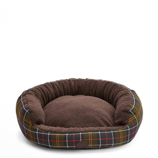 Barbour Dog Snuggle Bed 30" Classic Tartan - Parasol Store