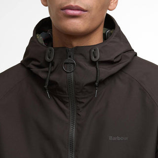 Barbour Domus Waterproof Jacket Black Oak - Parasol Store