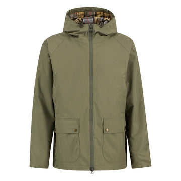 Barbour Domus Waterproof Jacket Dusty Olive - Parasol Store