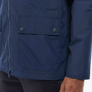 Barbour Domus Waterproof Jacket Navy/Classic - Parasol Store