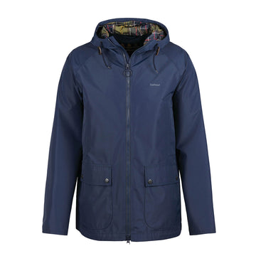 Barbour Domus Waterproof Jacket Navy/Classic - Parasol Store
