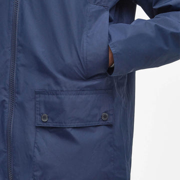 Barbour Domus Waterproof Jacket Navy/Classic - Parasol Store