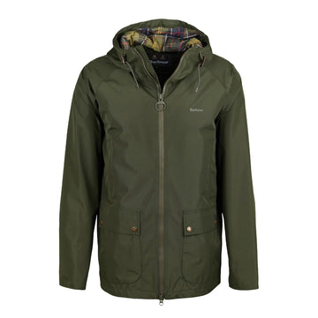 Barbour Domus Waterproof Jacket Sage/Classic - Parasol Store