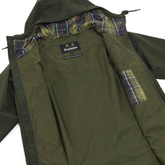 Barbour Domus Waterproof Jacket Sage/Classic - Parasol Store