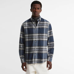 Barbour Dovedale Tailored Checked Shirt Grey Marl