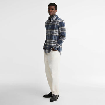 Barbour Dovedale Tailored Checked Shirt Grey Marl