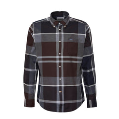Barbour Dunoon Tailored L/S Shirt Midnight Oak Tartan - Parasol Store