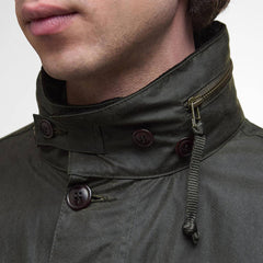 Barbour Editor Waxed Jacket Archive Olive - Parasol Store