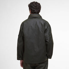 Barbour Editor Waxed Jacket Archive Olive - Parasol Store