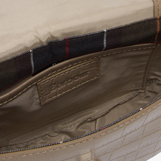 Barbour Eilein Leather Saddle Bag Honey - Parasol Store