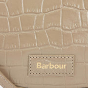 Barbour Eilein Leather Saddle Bag Honey - Parasol Store