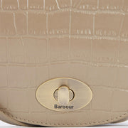 Barbour Eilein Leather Saddle Bag Honey - Parasol Store