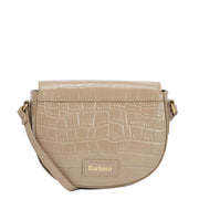 Barbour Eilein Leather Saddle Bag Honey - Parasol Store