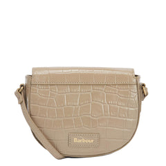 Barbour Eilein Leather Saddle Bag Honey - Parasol Store