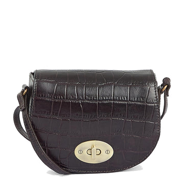 Barbour Eilein Saddle Bag Black Cherry Barbour