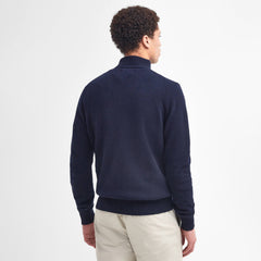 Barbour Essential Half Zip Jumper Navy - Parasol Store