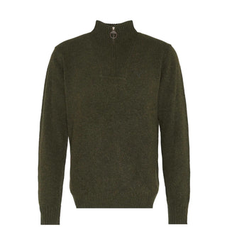 Barbour Essential Half Zip Jumper Seaweed