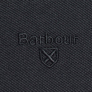 Barbour Essential L/S Polo Shirt Black - Parasol Store