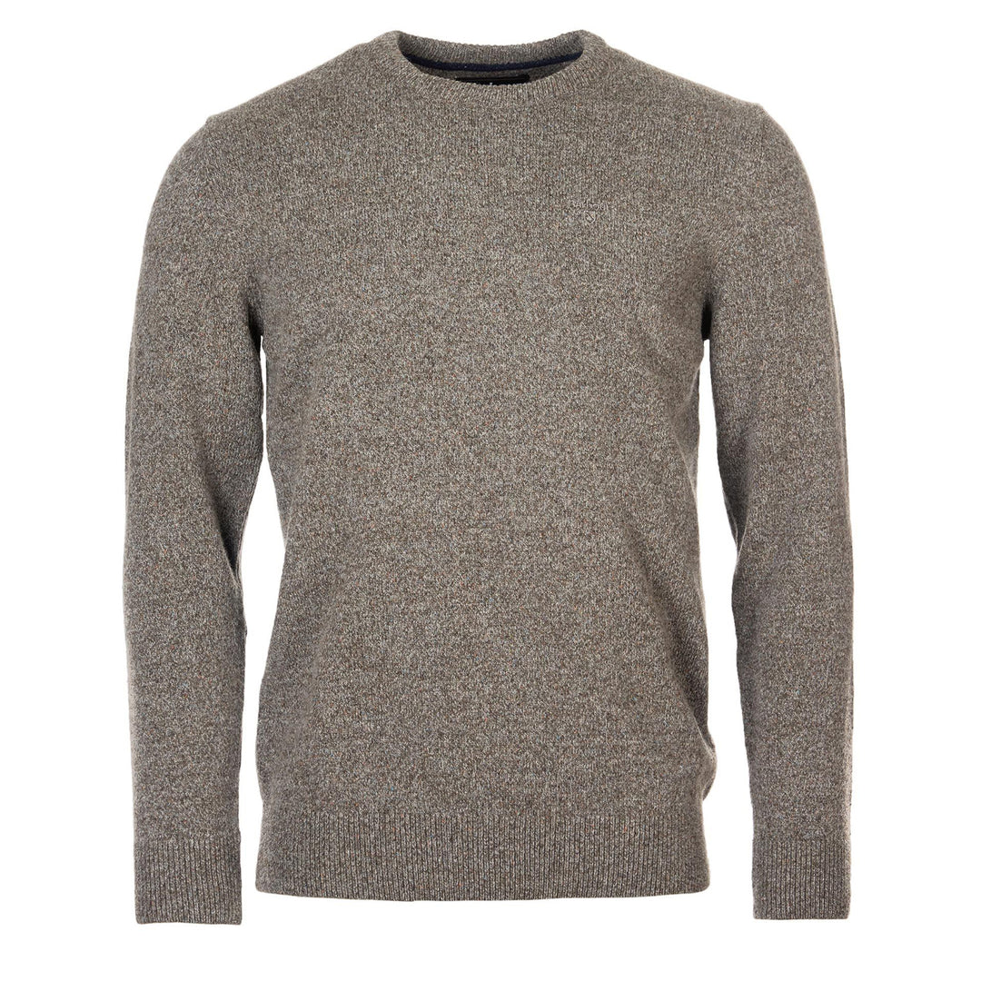 ​Barbour Essential Tisbury Crew Neck Jumper Fog 
