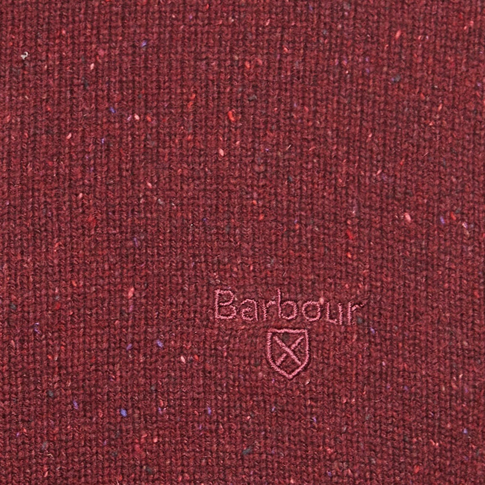 Barbour Essential Tisbury Crew Neck Sweater Ruby - Parasol Store