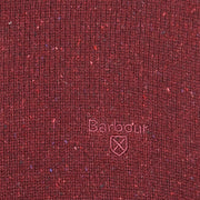 Barbour Essential Tisbury Crew Neck Sweater Ruby - Parasol Store