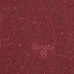Barbour Essential Tisbury Crew Neck Sweater Ruby - Parasol Store
