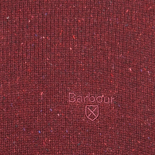 Barbour Essential Tisbury Crew Neck Sweater Ruby - Parasol Store