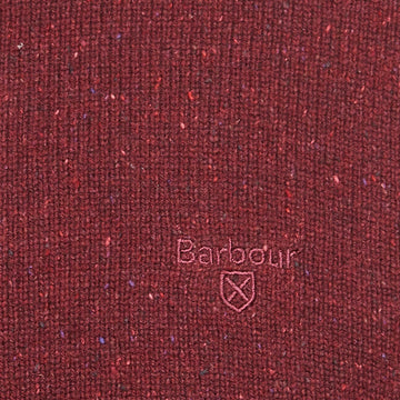 Barbour Essential Tisbury Crew Neck Sweater Ruby - Parasol Store