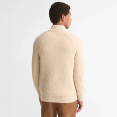 Barbour Essentials Fleck Half Zip Pearl