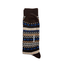 Barbour Fairisle Sock 2 Pack Birchwood