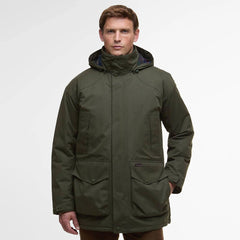 Barbour Farlam Waterproof Jacket Olive - Parasol Store