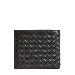 Barbour Farne Woven Leather Wallet Black