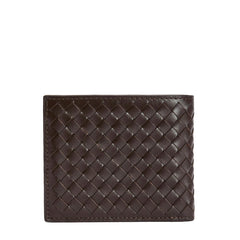Barbour Farne Woven Leather Wallet Brown