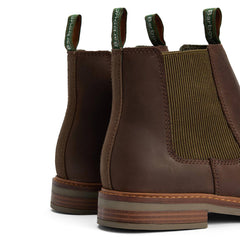 Barbour Farsley Chelsea Boots Choco - Parasol Store