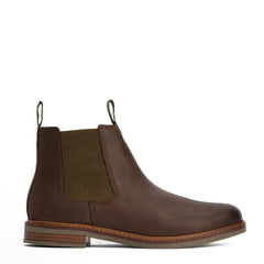 Barbour Farsley Chelsea Boots Choco - Parasol Store
