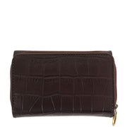 Barbour Faux Croc French Purse Classic Black Cherry Barbour