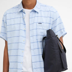 Barbour Faverdale Striped Summer Fit Shirt Blue