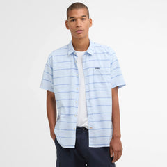 Barbour Faverdale Striped Summer Fit Shirt Blue