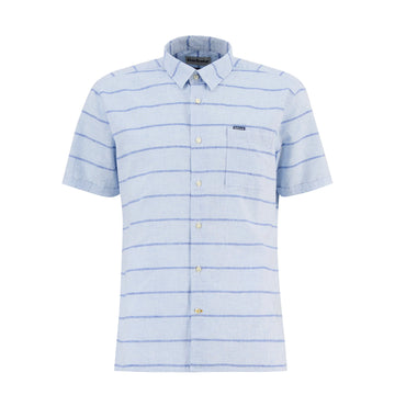 Barbour Faverdale Striped Summer Fit Shirt Blue
