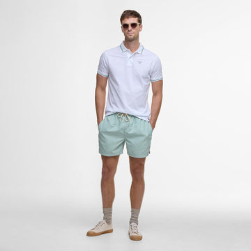 Barbour Ferrybridge Lightweight Polo Shirt White - Parasol Store