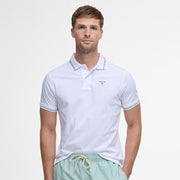 Barbour Ferrybridge Lightweight Polo Shirt White - Parasol Store